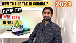 How to file taxes in Canada for the first time 2023|| Free of Cost|| screenshot 3