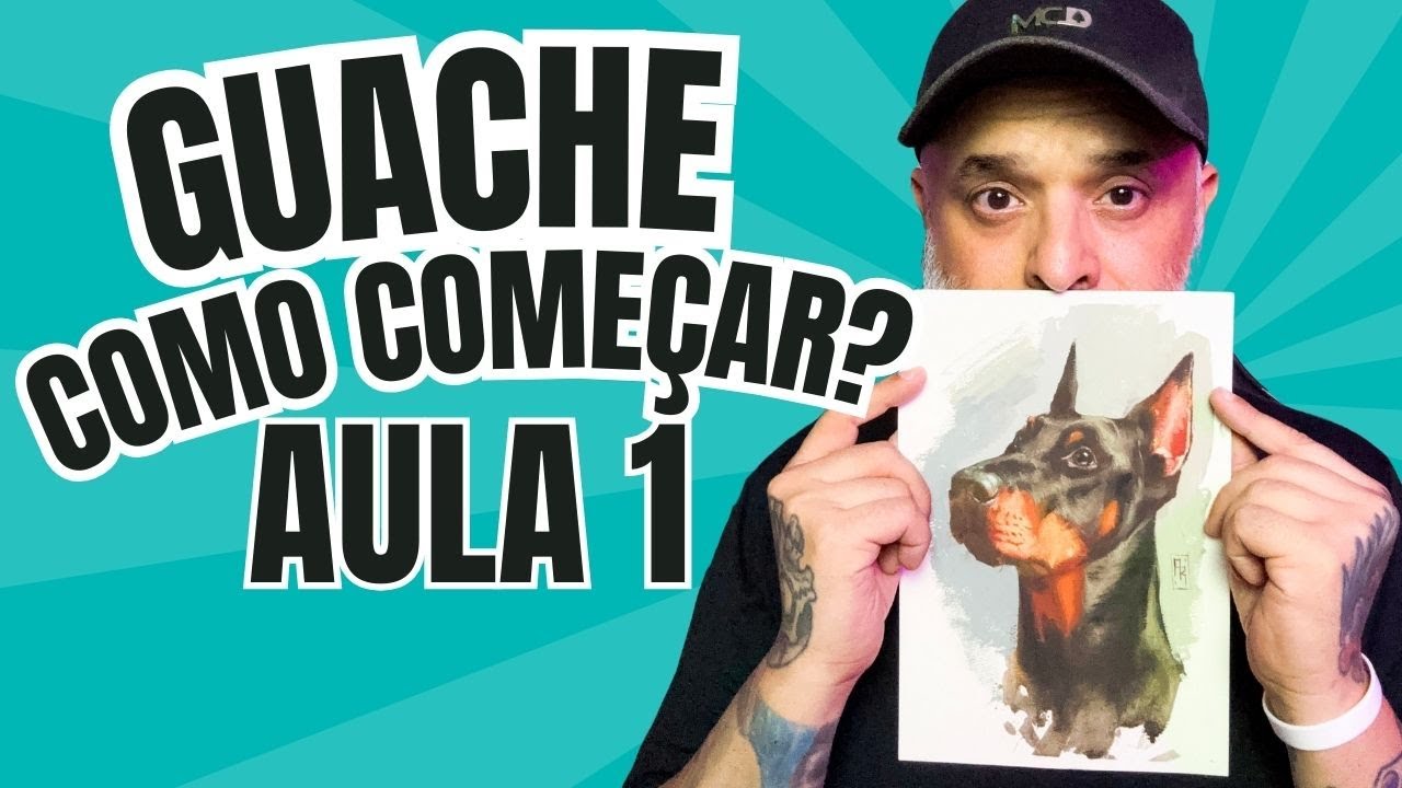 Tinta Guache! Como sair do zero e começar a pintar tudo!?
