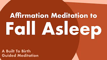 Affirmation Meditation to Fall Asleep | Postpartum Sleep Meditation