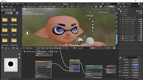 Splatoon Models in Blender, A Tutorial - Just the Basics (Hair, body, and pants)