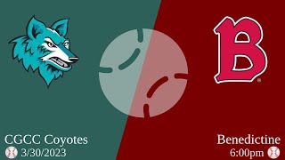 Chandler-Gilbert Coyotes vs Benedictine