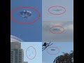 The clearest videos of unknown flying objects UFO appear in the sky