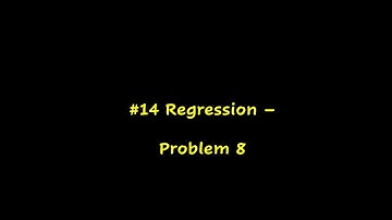 14 - How to find the regression coefficient v on u? - MadhavanSV