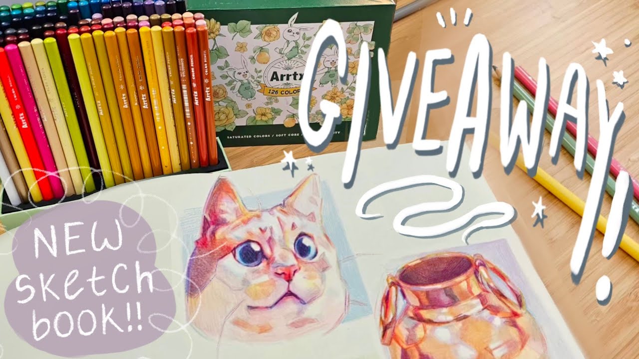 Starting a New Sketchbook + Colored Pencil GIVEAWAY YouTube