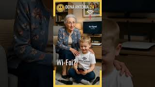 Dona Antónia (24) sem Wi-Fi? Wi-Foi?  - Anedotas vivas #humorcomia