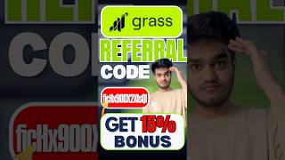 GetGrass Referral Code : (ficHx9OOX2XIsQl) Save 15%  Bonus | GetGrass Invite Code