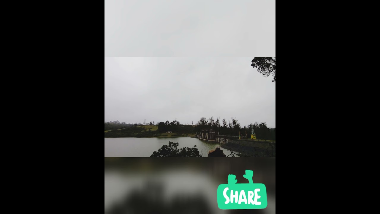 Rain at Ooty Pykara Dam 