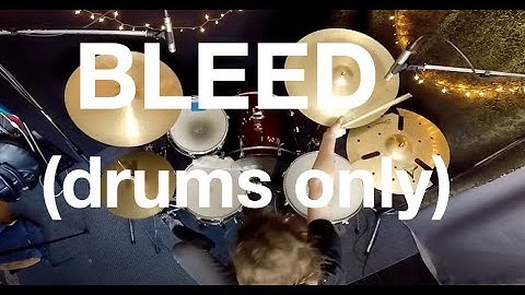 Meshuggah - Bleed (On Single Pedal) [Drums Only Mix]