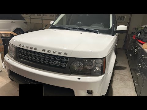 2011 Range Rover Sport supercharged headlight bulb change