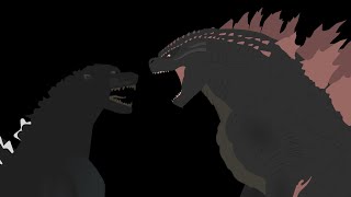 Heisei Godzilla VS Monsterverse Godzilla (Godzilla Meme)