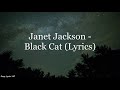 Janet jackson  black cat lyrics