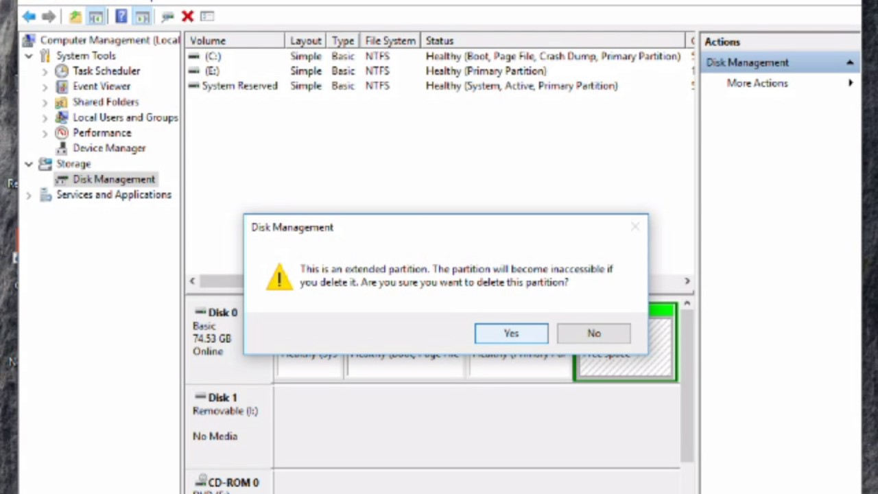 how-to-remove-partition-windows-10-free-youtube