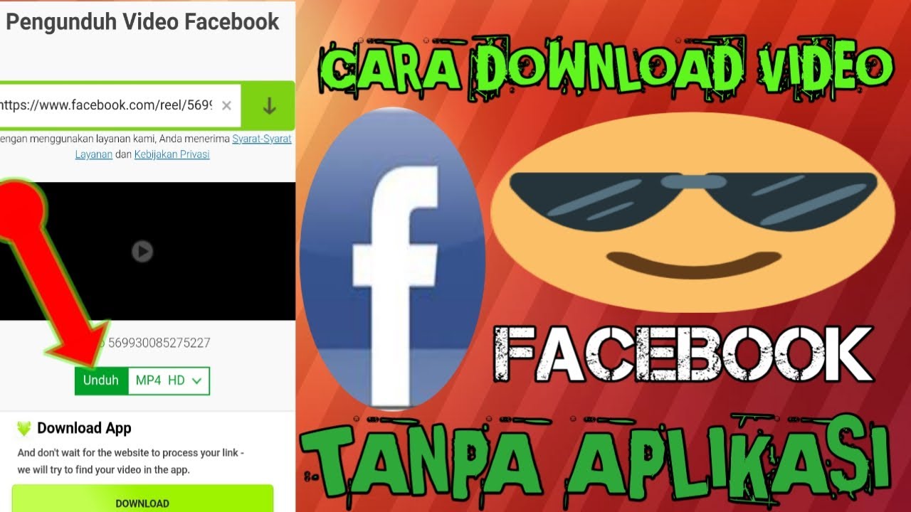 cara simpan video facebook ke galeri tanpa aplikasi YouTube
