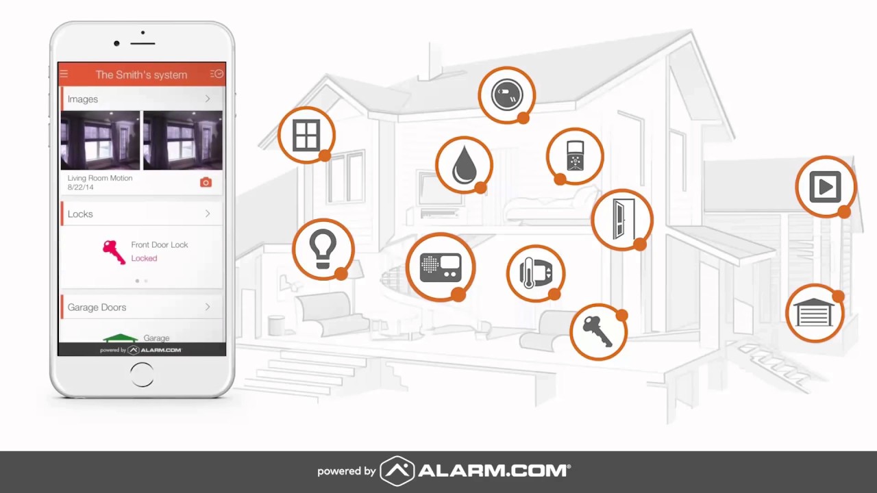 Apple Watch App for the Smart Home Security System by Alarm.com and