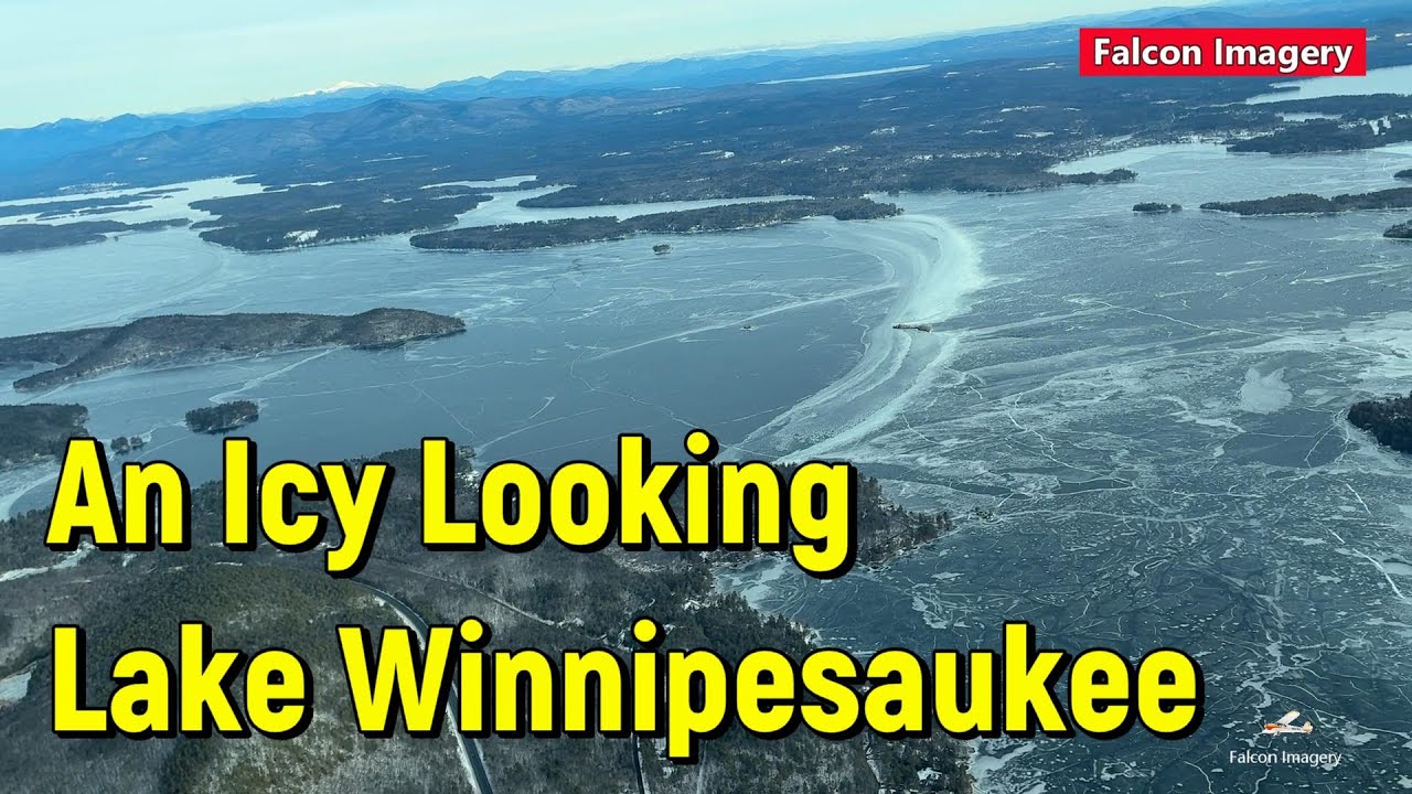 Полет на самолете Super Cub, чтобы осмотреть замерзшее озеро Виннипесоки.