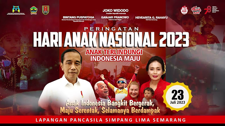 Peringatan Hari Anak Nasional 2023