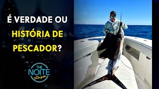 Fernando, do Sorocaba, conta que já pescou um peixe com mais de dois metros | The Noite (22/05/24)