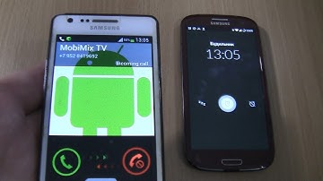 Ringing Alarms + Incoming call at the Same time Samsung Galaxy S2 Plus+Samsung Galaxy S3 red