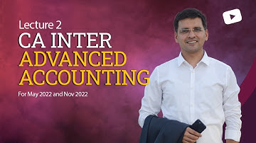 CA Inter - Advanced Accounting- Lec2 for May 2022 and Nov 2022