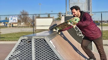 How To Frontside 5-0 To Fakie On A Mini Ramp