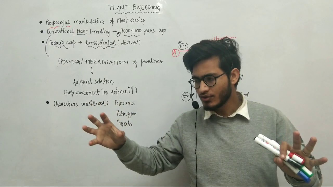 L11: What is Plant Breeding? Strategies for Enhancement in Food Production by Vipin Sharma