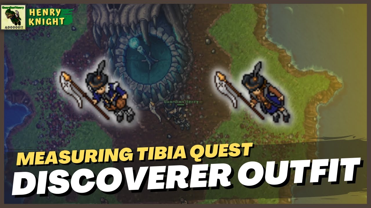 TIBIA QUESTS #20 HOW TO MAKE THE COMPLETE DISCOVERER OUTFIT (MEASURING TIBIA  QUEST) - YouTube