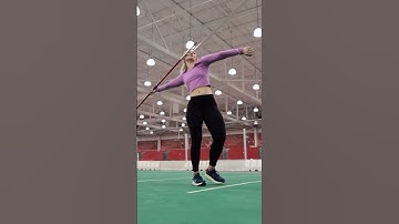Javelin throw technique for girls | javelin throw tips and tricks | javelin throwers | #shorts