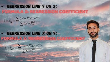 Regression Lines | Formulas 2 | Regression Coefficient | Statistics | Regression | CH 6 | LEC 7|HSSC