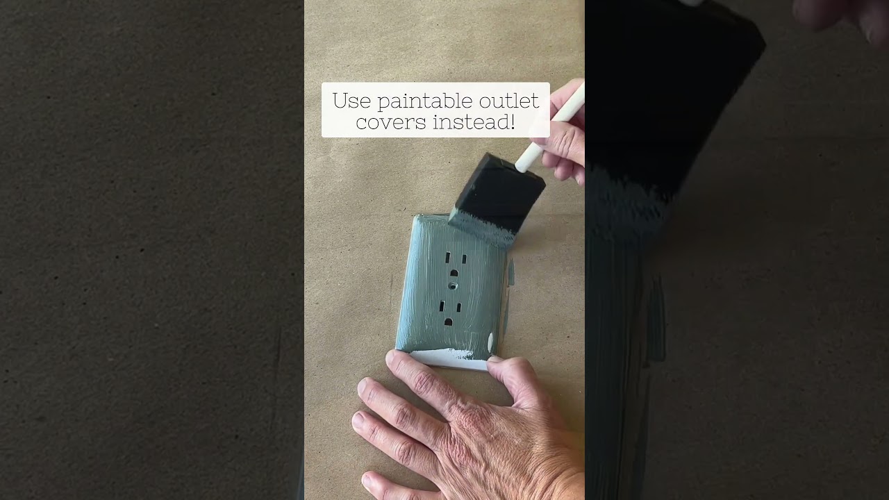 Upgrade Your Living Room: Paintable Outlet Covers! 