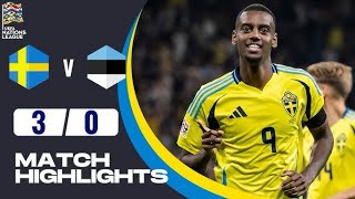 Sweden Vs Estonia 3-0 - All Goals Highlights Full Match - Uefa Nations League 2024 Hd