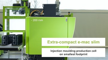 All-electric, full-fledged production cell on minimum footprint – e-mac slim