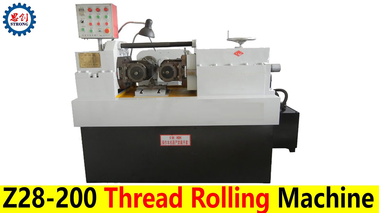 Processing Effect Of Z28-200 Thread Rolling Machine - YouTube