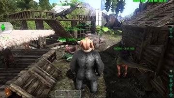 ARK: Survival Evolved Bionic rex, dung beatle,and ext!!!!