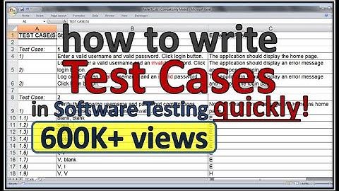 How To Write Test Cases In Manual Testing With Example - Test Cases For Login Page | Test cases-fast