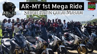 Riding ADXTG Palestine ... 1st Mega Ride to Saiful Patin Gulai Masam, Temerloh