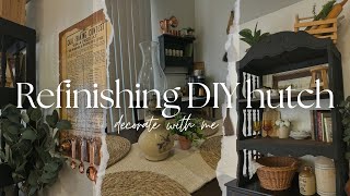 REFINISHING DIY HUTCH I GOT FOR $40 | SECONDHAND FINDS | DECORATE WITH ME by Abby & Stephen 619 views 3 weeks ago 11 minutes, 36 seconds