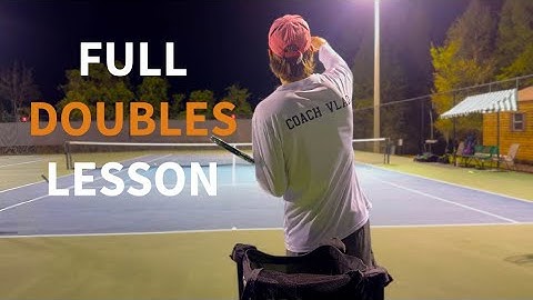 How to Run an Adult Doubles Clinic (PTR Level 2 Lesson)
