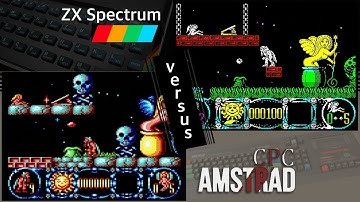 ZX Spectrum vs. Amstrad CPC - 8 games from 1989