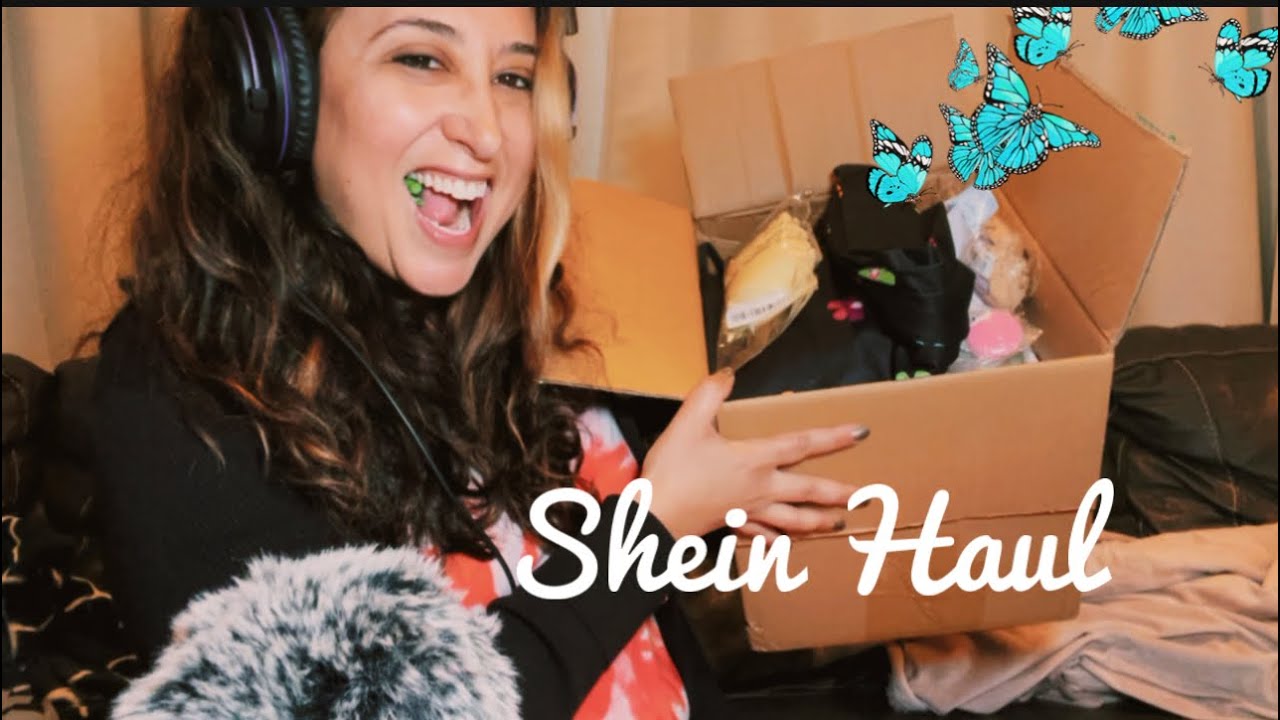 ASMR Gum Chewing Shein Haul