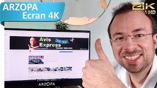 Arzopa E1 Magnifique Écran Portable 4K