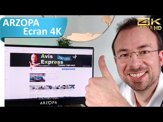 Arzopa E1 ❤️ MAGNIFIQUE écran portable 4K 