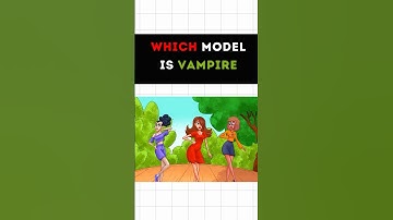 Which Model Is the Vampire? 🧛‍♂️🔍 | #riddleoftheday #enigmachallenge #riddleexperts #puzzlegames