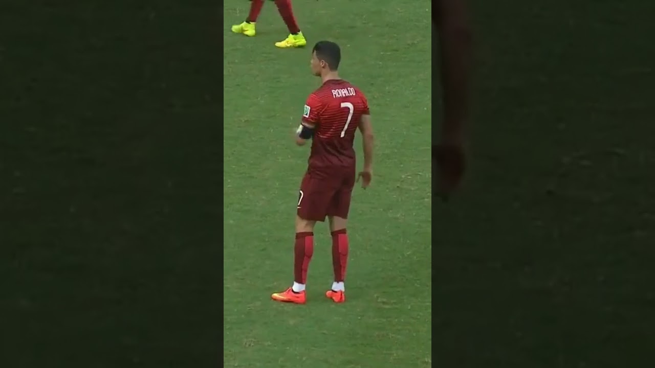 imagine if cristiano Ronaldo almost scored this ridiculous free kick goal against German
