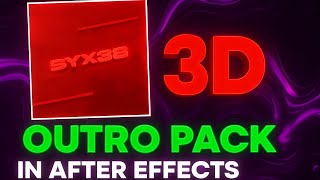 How To Make 3D Text Outro In - After Effect