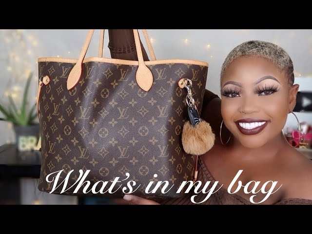 WHAT'S INSIDE MY BAG  LOUIS VUITTON NEVERFULL 