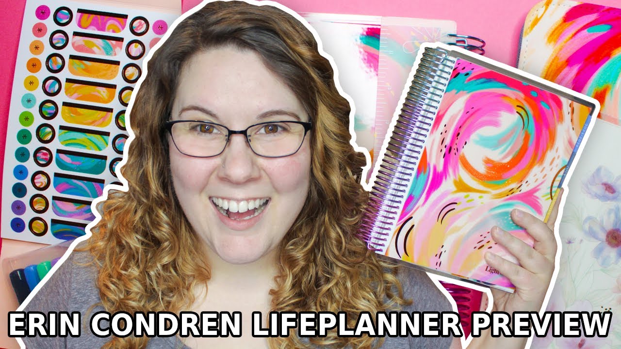 NEW Erin Condren 20232024 LifePlanner Collection Preview and Analysis