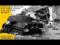 Operation Market Garden Destroyed German and Allied tanks and vehicles footage