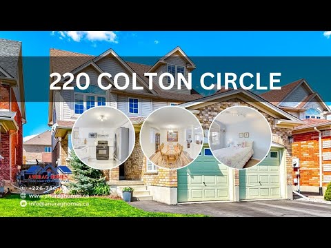 Welcome to 220 COLTON Circle, Kitchener.! [Kitchener - Waterloo Real Estate]