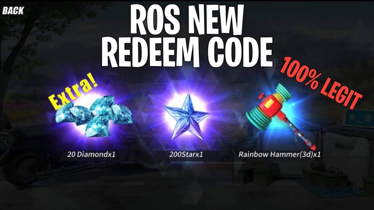 ROS NEW REDEEM CODE 2020 / WITH MONTAGE (ROS MOBILE)