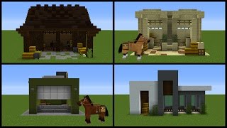 Minecraft: 8 Horse Stable Designs! Minecraft: 8 Horse Stable Designs! More minecraft today with horse stables designs to check out! Sorry for the lack of uploads the